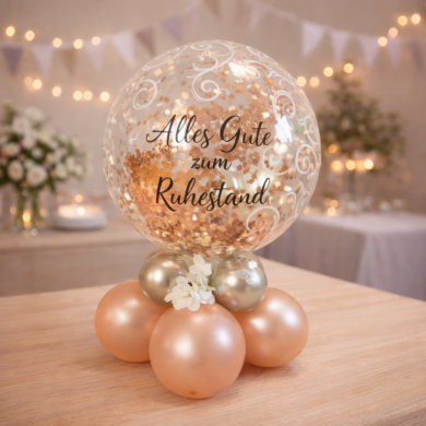 Tischballon: Alles Gute zum Ruhestand